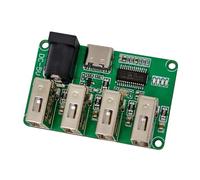 Carte de module de hub USB pour Maker Electronics, extension de données de 480 Mbit/s avec port lumineux LED et disposition PCB compacte, panneau répartiteur USB