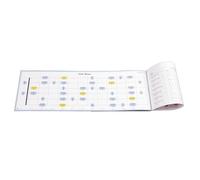Carte de musique à 6 cordes Livre de poche pour guitare acoustique/classique/électrique à 6 cordes