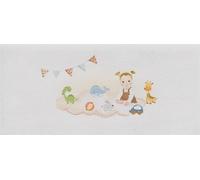 Carte de naissance/anniversaire DL D03 - Fille avec zab