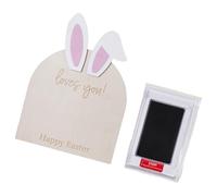 Carte de naissance en bois pour fête prénatale et décoration de chambre d'enfant, décoration de vacances, souvenir d'empreinte de pied de bébé