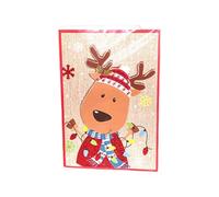 Carte de Noël musicale au style aléatoire - Mélodies de vacances classiques - Art pop-up - Papier cartonné de qualité supérieure - Souvenirs - Fête au bureau - Invitation de Noël