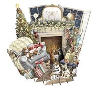Carte de Noël Paper D'Art (Carte 3D - Salon) XTW030
