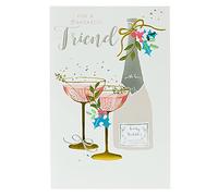 Carte de Noël pour amie, carte de Noël pour une amie spéciale, carte de Noël pour elle, carte de Noël élégante, carte de Noël d'amitié, carte de Noël pour amie