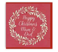 Carte de Noël unique « Happy Christmas Mum and Dad »