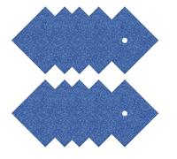 Carte de papier cartonné à paillettes pour capuchon de graduation Carte à paillettes de haute qualité artisanat 10 pc décorations de papier x bilans scintillants scintillants Bleu foncé 1 jeu