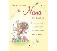 Carte de Pâques traditionnelle Nana - 20,3 x 15,2 cm - Piccadilly Greetings