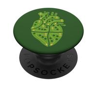 Carte de Parcours de Golf en Forme de cœur Anatomique pour Halloween PopSockets PopGrip Adhésif
