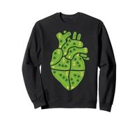 Carte de Parcours de Golf en Forme de cœur Anatomique pour Halloween Sweatshirt