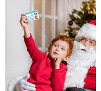 Carte De Permis De Conduire Du PèRe NoëL Perdu, 10 PièCes, Permis De Conduire En TraîNeau, Cadeau Souvenir De NoëL