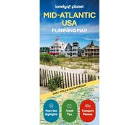 Carte de planification (en anglais) - Mid-Atlantic USA | Lonely Planet