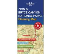 Carte de planification (en anglais) - Zion & Bryce Canyon national park | Lonely Planet