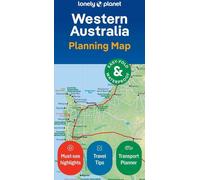 Carte de planification Lonely Planet de l'Australie occidentale