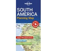 Carte de planification Lonely Planet pour l'Amérique du Sud