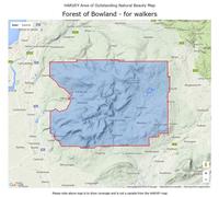 Carte de plein-air - Forest of Bowland | Harvey Maps