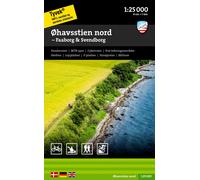 Carte de plein air - Øhavsstien nord - Faaborg & Svendborg (Danemark) | Calazo
