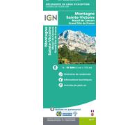 Carte de plein-air - Montagne Saint-Victoire, massif Concors | IGN