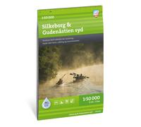 Carte de plein air - Silkeborg & Gudenåstien syd (Danemark) | Calazo