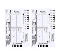 Carte de poche professionnelle 7 étapes pour une évaluation facile de l'électrocardiogramme Guide de référence Efficace Lecture de données cardiaques Outil d'allaitement