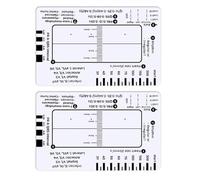 Carte de poche professionnelle 7 étapes pour une évaluation facile de l'électrocardiogramme Guide de référence Outil de lecture efficace des données cardiaques Outil cardiaque
