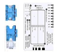 Carte de poche professionnelle 7 étapes pour une évaluation facile de l'électrocardiogramme Guide de référence Lecture efficace des données cardiaques Équipement d'électrocardiogramme hôpital