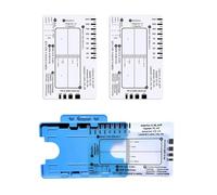 Carte de poche professionnelle 7 étapes pour une évaluation facile de l'électrocardiogramme Guide de référence Outil de lecture efficace des données cardiaques Outil cardiaque