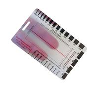 Carte de poche rythmique en acrylique adaptée pour les débutants et les étudiants, améliore le chronométrage musical et les performances, aide à l'enseignement du rythme en classe