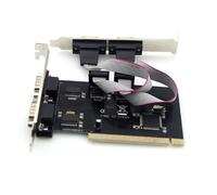 Carte de port série PCIE vers RS232 efficace pour la transmission de données garantit la non-perte de données dans les systèmes complexes PCIE Port Card