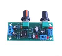 Carte de préamplificateur de caisson de basses avec prise d'ampli Ne5532 Op, alimentation unique Dc10-24 V, entrée double canal, circuit imprimé vert 78 x 32 mm pour systèmes audio bricolage