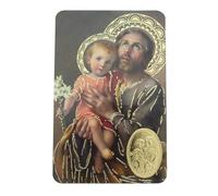 Carte de prière de Saint Joseph - Image religieuse - Culte Chrétien