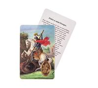 Carte de Prière Plastifiée Saint Georges
