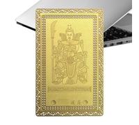 Carte de prière Tai Sui, carte de succès Tai Sui en cuivre | Collection chinoise de prière Bouddha, trésor de richesse, , bénédiction année du cheval, décoration d'intérieur pour les