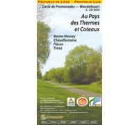 Carte de promenades - Au Pays des Thermes et Coteaux (Belgique) | NGI