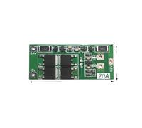 Carte de protect BMS 2S 3S 4s 5s 6S 15A 20A 40A, avec équilibre for utilisat de batterie de tournevis 8.4V 12V 14.4V 18V 21V 25V 36V(2S 20A Balance BMS)