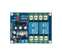 Carte de protection de haut-parleur 10 A avec relais double canal, module de protection audio pour systèmes 2.0/2.1, DC 12-18 V retard d'allumage 3 s, affichage LED bleu, design compact 68 x 50 mm