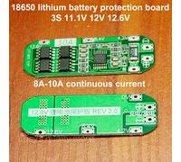 Carte De Protection Pour Batterie Au Lithium,5 Pièces/Lot,3 Séries 11.1v 12v 12.6v 18650 V,Circuit Imprimé De Protection,Courant Ic 8a 10a - Type 8a 10a Protective #B