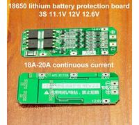 Carte De Protection Pour Batterie Au Lithium,5 Pièces/Lot,3 Séries 11.1v 12v 12.6v 18650 V,Circuit Imprimé De Protection,Courant Ic 8a 10a - Type 18a 20a Protective #A