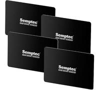 Carte de protection RFID & NFC - Semptec - Format carte bancaire - Noir - Protège jusqu'à 12 cartes