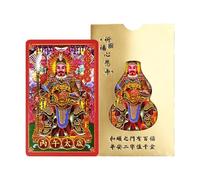 Carte de protection Tai Sui 2026 - Breloque de bénédiction de collection de bon augure | Carte Tai Sui 2026 pour l'année lunaire chinoise du cheval - pour la chance, la richesse, l'harmonie, la