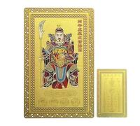Carte de Protection Tai Sui 2026 - Général Pour Nouvel An Chinois 2026 | en Cuivre pour et prospérité adaptée aux Voyages Famille Vacances Voitures Chercheurs Spirituels