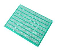 Carte de Prototypage de Circuit Imprimé Verte 1pc, Cuivre et Fibre | Trous de Soudure Montage, pour Électronique DIY et Laboratoire, Usage Rapide sur Cartes Expérimentales
