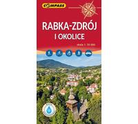 Carte de Rabka Zdrój et de ses environs version laminée 1:35 000