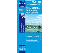 Carte de randonnée 2944OT Stes maries de la mer PNR de camargue / Echelle 1 : 25 000 - 1 cm = 250 m
