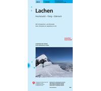 Carte de randonnée à ski n° 236S - Lachen, Rigi, Ybrig, Glärnisch (Suisse) | Swisstopo - ski au 1/50 000