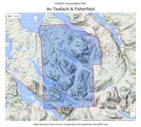 Carte de randonnée - An Teallach & Fisherfield | Harvey Maps - Superwalker maps