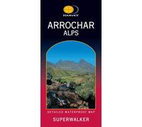 Carte de randonnée - Arrochar Alps | Harvey Maps - Superwalker maps