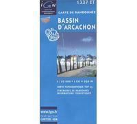 Carte de randonnée : Bassin d'Arcachon