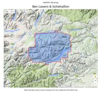 Carte de randonnée - Ben Lawers XT40 | Harvey Maps - Ultramap