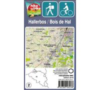 Carte de randonnée - Bois de Hal (Belgique) | Mini Planet
