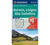 Carte de randonnée - Bormio, Livigno & Alta Valtellina | Kompass 96 - 1:50 000