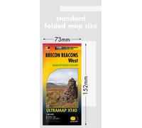 Carte de randonnée - Brecon Beacons Ouest XT40 | Harvey Maps - Ultramap